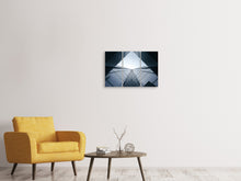 Laden Sie das Bild in den Galerie-Viewer, Leinwandbild 3-teilig Architektur aus Glas