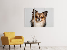 Laden Sie das Bild in den Galerie-Viewer, Leinwandbild 3-teilig Süsser Chihuahua