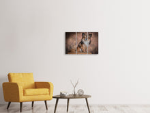 Laden Sie das Bild in den Galerie-Viewer, Leinwandbild 3-teilig Chihuahua Portrait