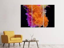 Laden Sie das Bild in den Galerie-Viewer, Leinwandbild 3-teilig Schwebende Kunst 1