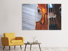 Laden Sie das Bild in den Galerie-Viewer, Leinwandbild 3-teilig Close up Violine