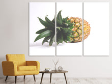 Laden Sie das Bild in den Galerie-Viewer, Leinwandbild 3-teilig XL Ananas