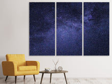 Laden Sie das Bild in den Galerie-Viewer, Leinwandbild 3-teilig Eine Million Sterne