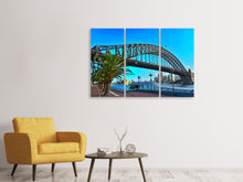 Laden Sie das Bild in den Galerie-Viewer, Leinwandbild 3-teilig Top Wetter in Sydney