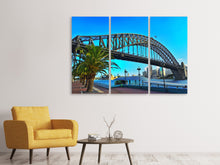 Laden Sie das Bild in den Galerie-Viewer, Leinwandbild 3-teilig Top Wetter in Sydney