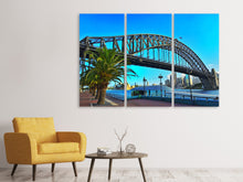 Laden Sie das Bild in den Galerie-Viewer, Leinwandbild 3-teilig Top Wetter in Sydney