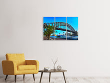 Laden Sie das Bild in den Galerie-Viewer, Leinwandbild 3-teilig Top Wetter in Sydney