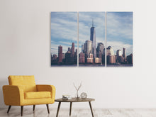 Laden Sie das Bild in den Galerie-Viewer, Leinwandbild 3-teilig Wolken am World Trade Center