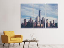 Laden Sie das Bild in den Galerie-Viewer, Leinwandbild 3-teilig Wolken am World Trade Center