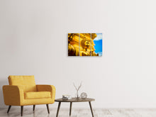 Laden Sie das Bild in den Galerie-Viewer, Leinwandbild 3-teilig Die goldenen Buddhas