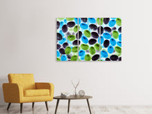 Laden Sie das Bild in den Galerie-Viewer, Leinwandbild 3-teilig Leuchtende Bonbons