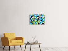Laden Sie das Bild in den Galerie-Viewer, Leinwandbild 3-teilig Leuchtende Bonbons