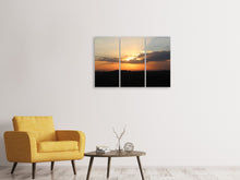 Laden Sie das Bild in den Galerie-Viewer, Leinwandbild 3-teilig Der Horizont von Afrika