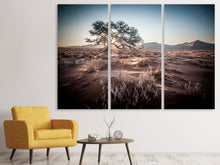 Laden Sie das Bild in den Galerie-Viewer, Leinwandbild 3-teilig Sehnsucht Afrika