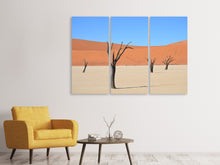 Laden Sie das Bild in den Galerie-Viewer, Leinwandbild 3-teilig Sossusvlei Namibia
