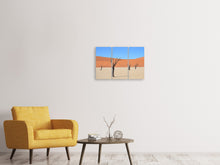 Laden Sie das Bild in den Galerie-Viewer, Leinwandbild 3-teilig Sossusvlei Namibia