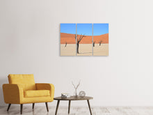 Laden Sie das Bild in den Galerie-Viewer, Leinwandbild 3-teilig Sossusvlei Namibia