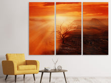 Laden Sie das Bild in den Galerie-Viewer, Leinwandbild 3-teilig Farbenprächtige Landschaft