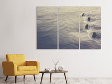 Laden Sie das Bild in den Galerie-Viewer, Leinwandbild 3-teilig Das mystische Meer