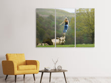 Laden Sie das Bild in den Galerie-Viewer, Leinwandbild 3-teilig Echtes Naturerlebnis