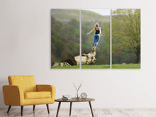 Laden Sie das Bild in den Galerie-Viewer, Leinwandbild 3-teilig Echtes Naturerlebnis