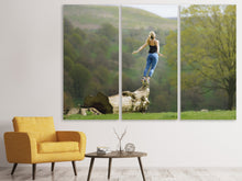 Laden Sie das Bild in den Galerie-Viewer, Leinwandbild 3-teilig Echtes Naturerlebnis