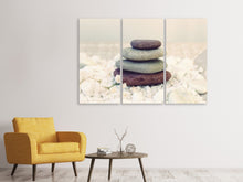 Laden Sie das Bild in den Galerie-Viewer, Leinwandbild 3-teilig Stone Balance
