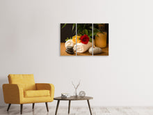 Laden Sie das Bild in den Galerie-Viewer, Leinwandbild 3-teilig Jetzt ist Zeit für Wellness