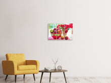 Laden Sie das Bild in den Galerie-Viewer, Leinwandbild 3-teilig Süsse Äpfel