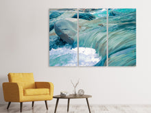 Laden Sie das Bild in den Galerie-Viewer, Leinwandbild 3-teilig Dem Wasser so nah