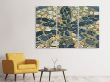Laden Sie das Bild in den Galerie-Viewer, Leinwandbild 3-teilig Stein Mosaik
