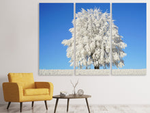 Laden Sie das Bild in den Galerie-Viewer, Leinwandbild 3-teilig Winter Baum