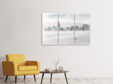 Laden Sie das Bild in den Galerie-Viewer, Leinwandbild 3-teilig Gmunden Schloss Ort