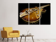 Laden Sie das Bild in den Galerie-Viewer, Leinwandbild 3-teilig E-Gitarre