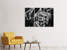 Laden Sie das Bild in den Galerie-Viewer, Leinwandbild 3-teilig Close up Gitarrenspieler
