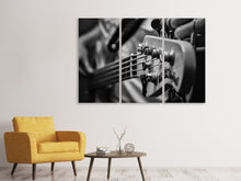 Laden Sie das Bild in den Galerie-Viewer, Leinwandbild 3-teilig Close up Gitarrenspieler