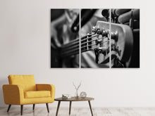 Laden Sie das Bild in den Galerie-Viewer, Leinwandbild 3-teilig Close up Gitarrenspieler