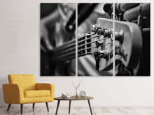 Laden Sie das Bild in den Galerie-Viewer, Leinwandbild 3-teilig Close up Gitarrenspieler