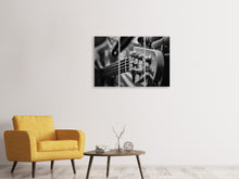 Laden Sie das Bild in den Galerie-Viewer, Leinwandbild 3-teilig Close up Gitarrenspieler