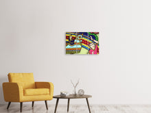 Laden Sie das Bild in den Galerie-Viewer, Leinwandbild 3-teilig Indische Kunst