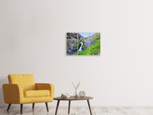 Laden Sie das Bild in den Galerie-Viewer, Leinwandbild 3-teilig Bergfluss