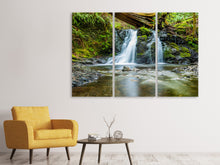 Laden Sie das Bild in den Galerie-Viewer, Leinwandbild 3-teilig Die Wege des Wassers