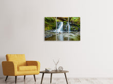 Laden Sie das Bild in den Galerie-Viewer, Leinwandbild 3-teilig Die Wege des Wassers