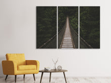 Laden Sie das Bild in den Galerie-Viewer, Leinwandbild 3-teilig Spannende Brücke