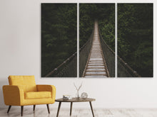 Laden Sie das Bild in den Galerie-Viewer, Leinwandbild 3-teilig Spannende Brücke