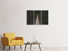 Laden Sie das Bild in den Galerie-Viewer, Leinwandbild 3-teilig Spannende Brücke