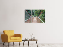 Laden Sie das Bild in den Galerie-Viewer, Leinwandbild 3-teilig Brücke für Mutige
