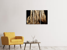 Laden Sie das Bild in den Galerie-Viewer, Leinwandbild 3-teilig Baum Close Up