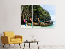 Laden Sie das Bild in den Galerie-Viewer, Leinwandbild 3-teilig Die Phi-Phi-Insel-Tour