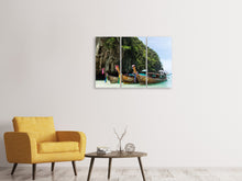 Laden Sie das Bild in den Galerie-Viewer, Leinwandbild 3-teilig Die Phi-Phi-Insel-Tour